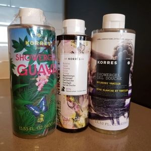 Korres Shower Gels